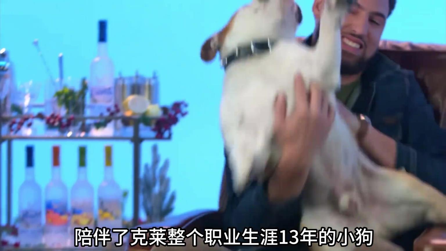 陪伴克萊13年的小狗去世了，不敢相信克萊得多么傷心